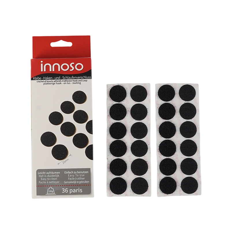 Self Adhesive Dots Hook and Loop Strong Sticky Hook Tapes Waterproof Fastener Perfect for School Classroom Office DIY