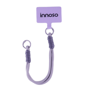 Mobile phone lanyard, high-end solid color pendant, woven multifunctional hand rope 34cm Purple