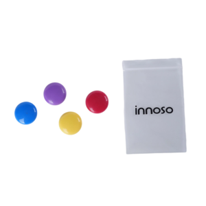 Cute Decorative Magnetic Tape Creative Refrigerator Magnetic Tape Colorful Dots Kitchen Office 4 Pieces/pack