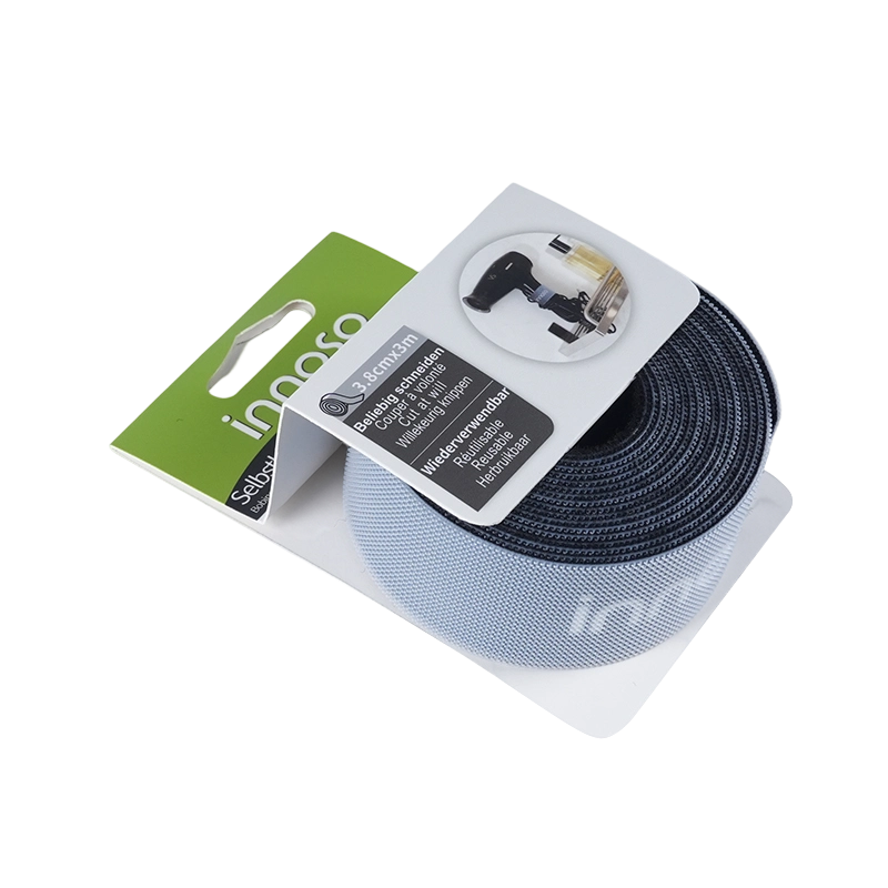 Cable Ties Back to back Hook and Loop Double-Sided Strips 38mm*3m Roll Grey - Image 3