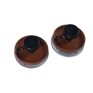 Wood Grain Plastic Suction Cup Knob Hook for Clothes and Hats Behind the Door Primary Colors 5.5cm x 2.7cm