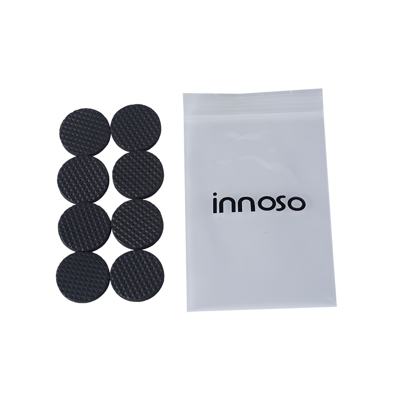 Non-Slip Furniture Pads/Gripper Feet Skids (Set of 8) Self Adhesive Rubber Floor Protectors, Round, Black, 2 Inch - Image 4