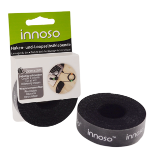 Cable Ties Back to back Hook and Loop Double-Sided Strips 20mm*3m Roll Black