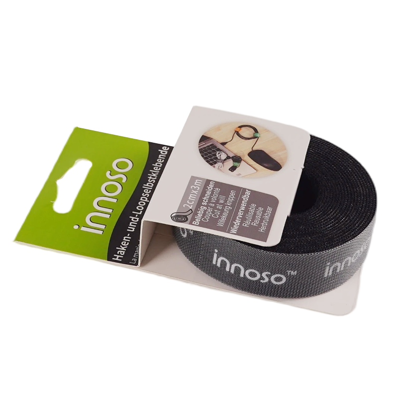 Cable Ties Back to back Hook and Loop Double-Sided Strips 20mm*3m Roll Black - Image 3