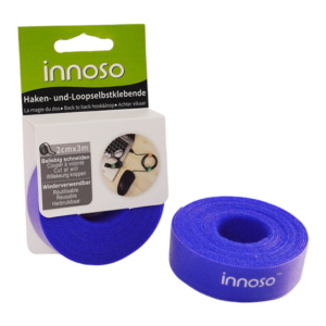 Cable Ties Back to back Hook and Loop Double-Sided Strips 20mm*3m Roll Blue