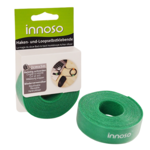 Cable Ties Back to back Hook and Loop Double-Sided Strips 20mm*3m Roll Green