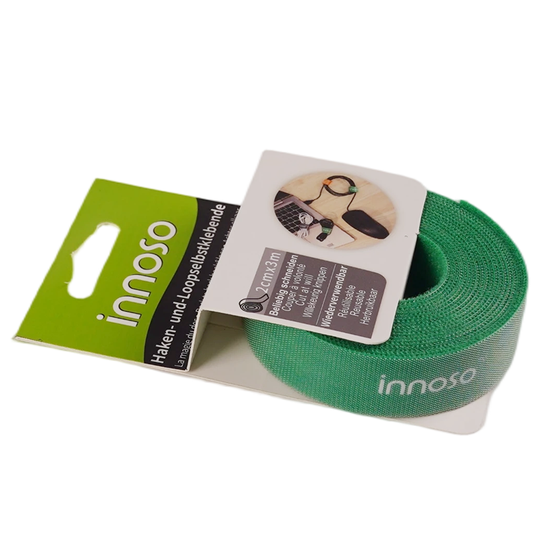 Cable Ties Back to back Hook and Loop Double-Sided Strips 20mm*3m Roll Green - Image 4