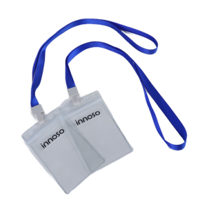 Plastic transparent name tag label nylon strap marker tag