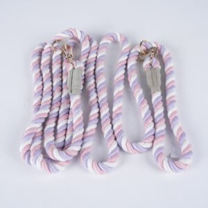 Dog Leash 6 FT Handmade Braided Cotton Rope Leashes